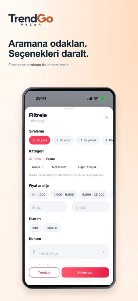 TrendGo Pazar ekran görüntüsü