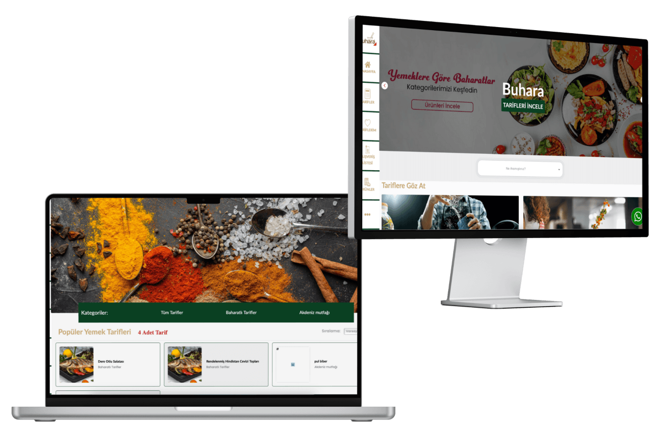 Buhara Baharat Web ekran 2
