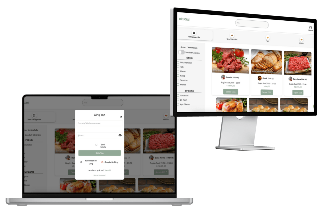 BittiGitti – Online Alışveriş Web ekran 3
