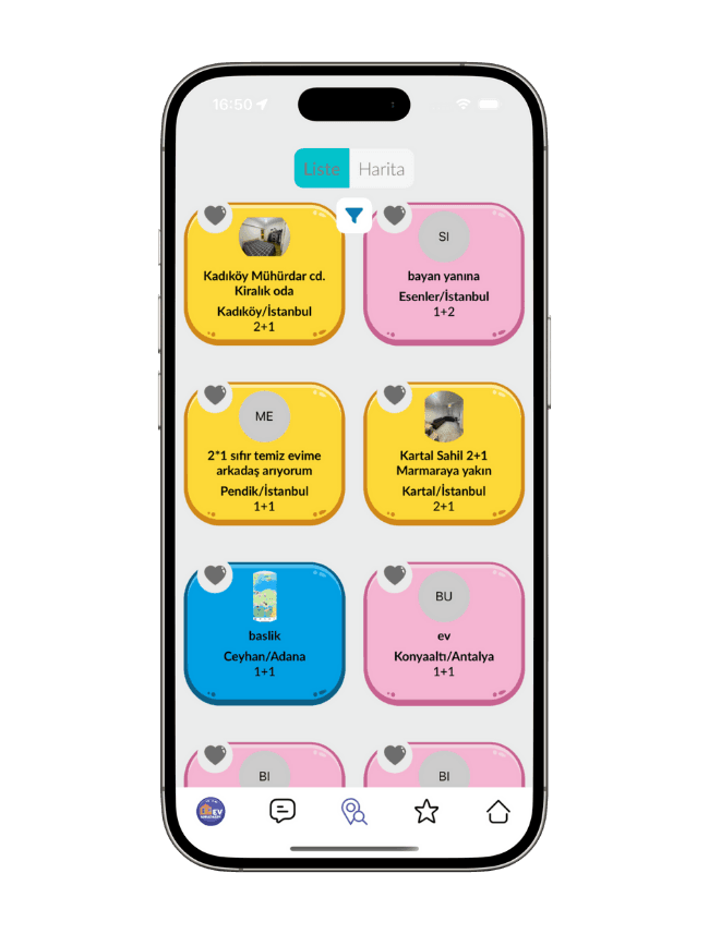 Ev Arkadaşım Mobile App ekran 3