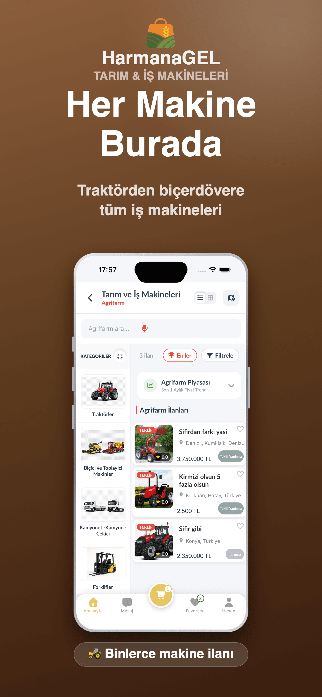 HarmanaGel – Mezat ve Alışveriş Platformu ekran 2