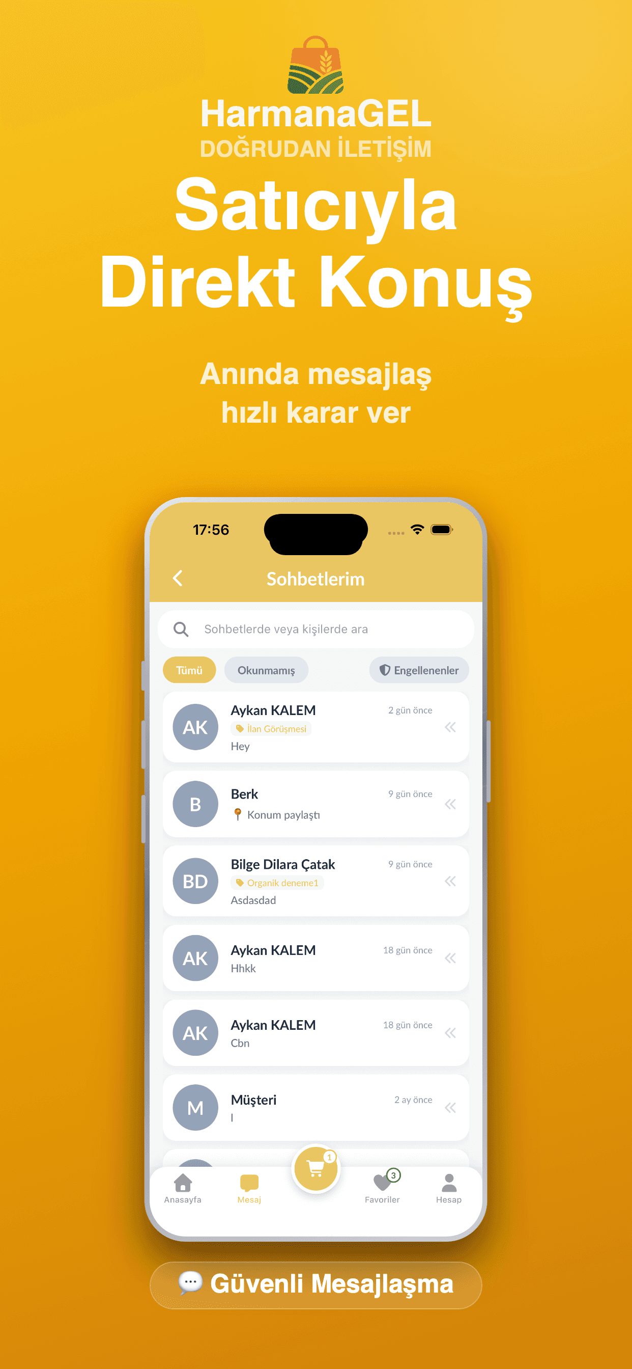 HarmanaGel – Mezat ve Alışveriş Platformu ekran 7
