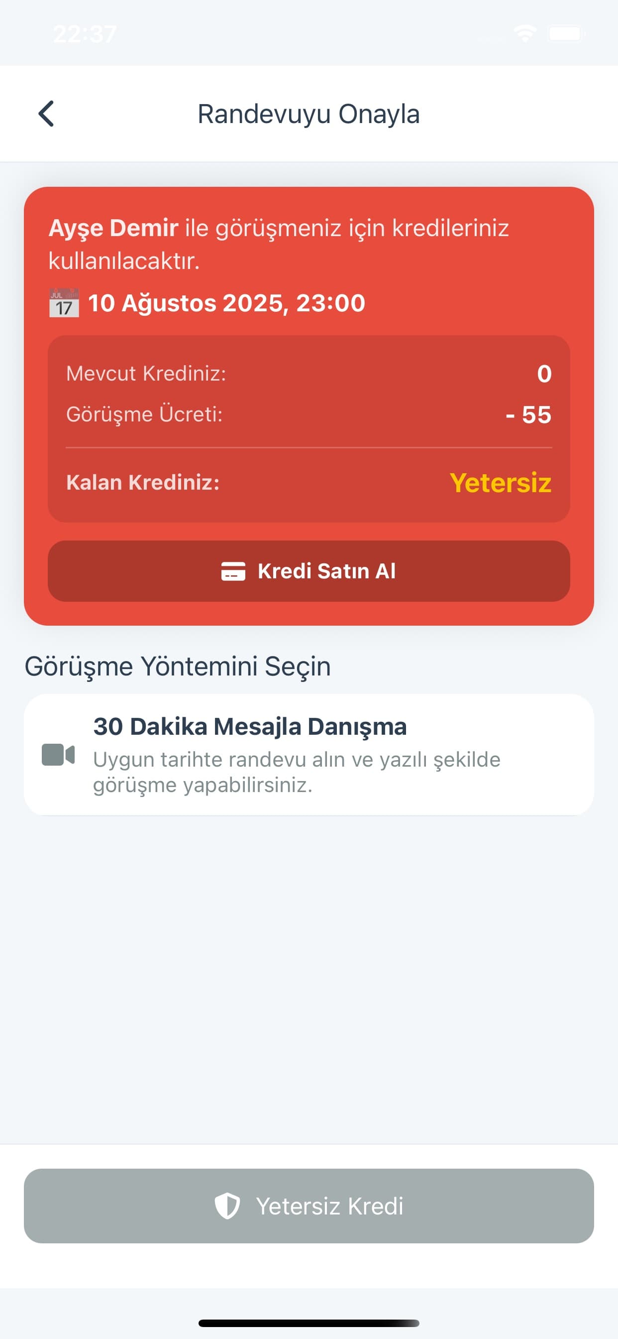 Danışmana Sor ekran 5