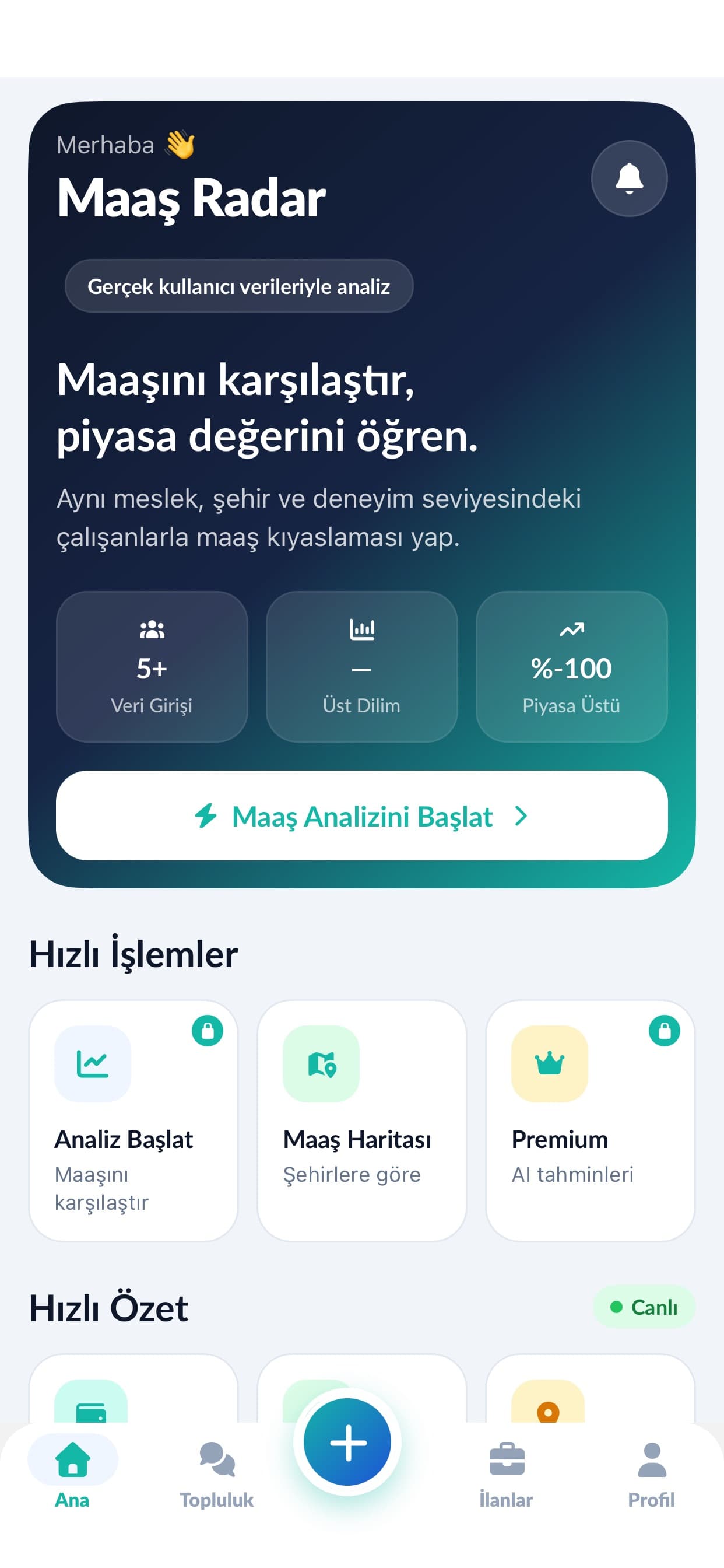 Maaş Radar – İş İlanı ve Maaş Platformu ekran 3