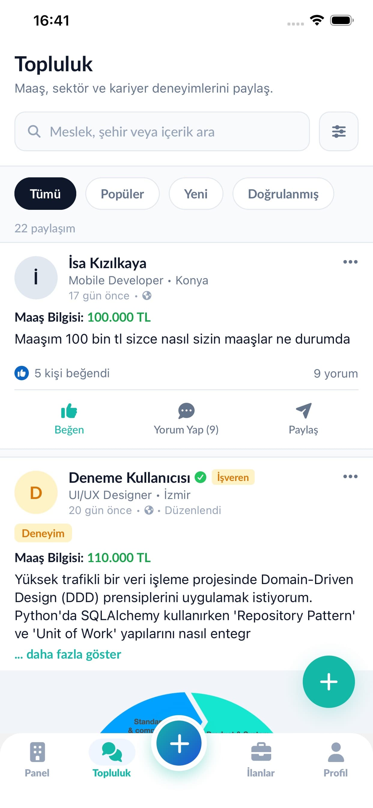 Maaş Radar – İş İlanı ve Maaş Platformu ekran 6